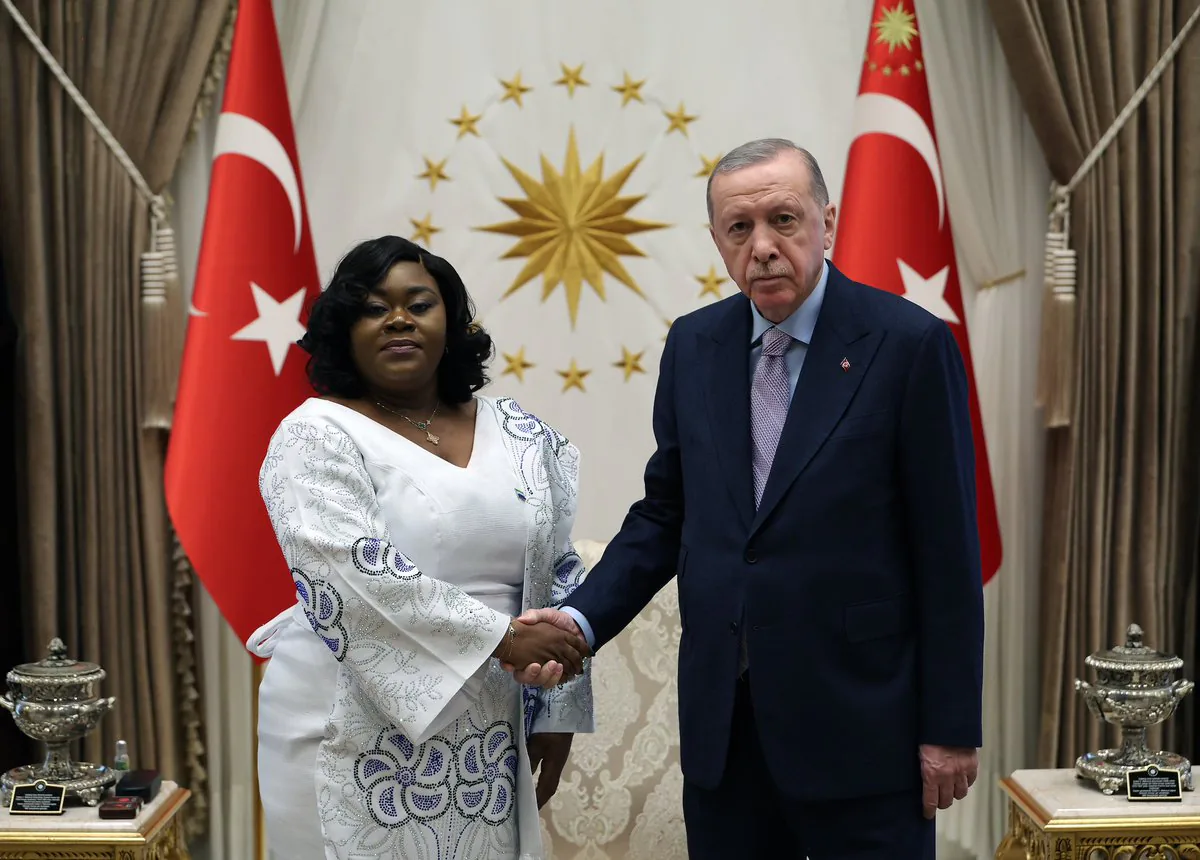 Cumhurbaşkanı Recep Tayyip Erdoğan, Sierra Leone Büyükelçisi Anderson'u Kabul Etti Cumhurbaşkanı Recep Tayyip Erdoğan, Sierra Leone Büyükelçisi Anderson'u Kabul Etti