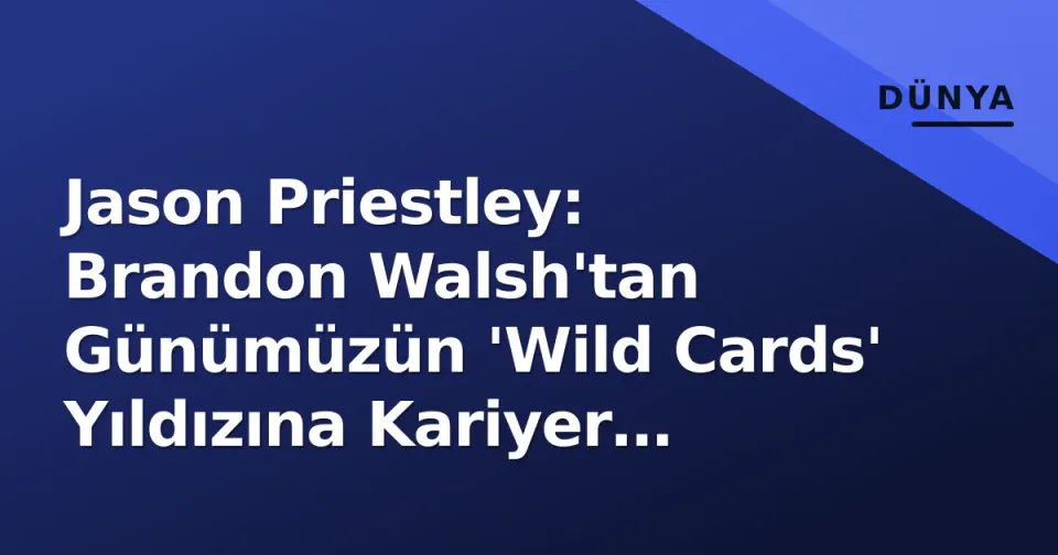 Jason Priestley: Brandon Walsh'tan Günümüzün 'Wild Cards' Yıldızına Kariyer Yolculuğu görseli