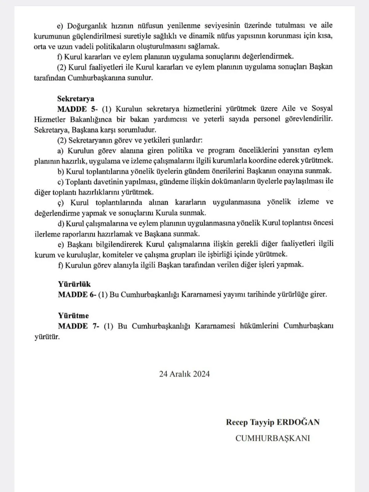 Aile Yapısı ve Nüfus Politikaları Aile Yapısı ve Nüfus Politikaları