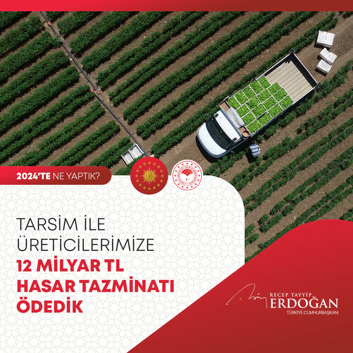 TARSİM, tarımsal varlıkları güvence altına aldı TARSİM, tarımsal varlıkları güvence altına aldı