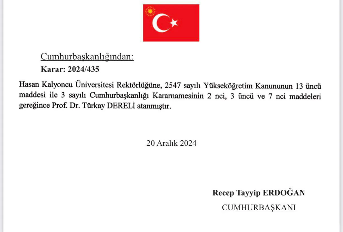 Hasan Kalyoncu Üniversitesi'nde Yeni Rektör Göreve Başladı Hasan Kalyoncu Üniversitesi'nde Yeni Rektör Göreve Başladı