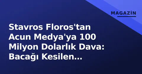 Stavros Floros'tan Acun Medya'ya 100 Milyon Dolarlık Dava: Bacağı Kesilen Yarışmacı Savcılıkta İfade Verdi