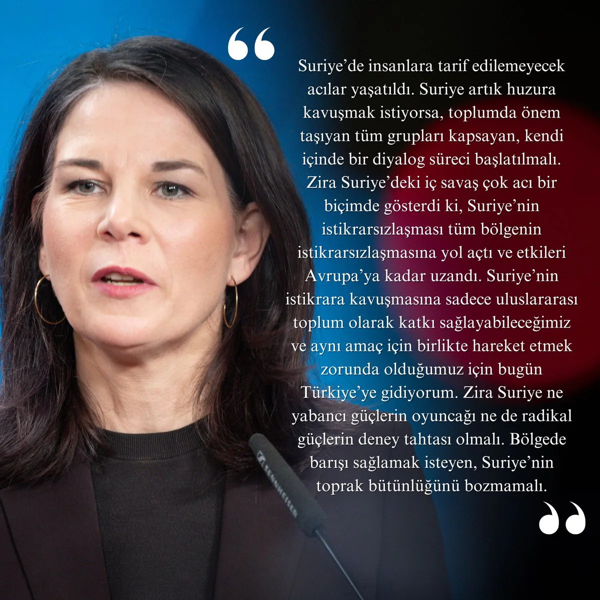 Almanya Dışişleri Bakanı Türkiye'ye Yolculuk Öncesinde Açıklamalar Yaptı Almanya Dışişleri Bakanı Türkiye'ye Yolculuk Öncesinde Açıklamalar Yaptı