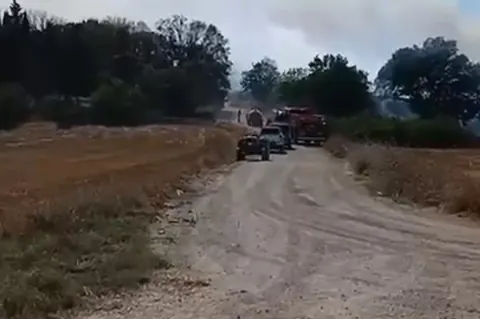 Bursa Nilüfer'de arazi yangını: Ekipler hızla kontrol altına aldı
