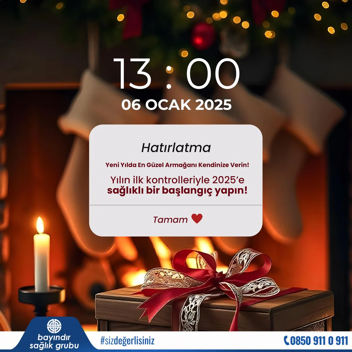 Yeni Yılda Sağlıklı Başlangıç İçin Genel Sağlık Kontrolü Yaptırın Yeni Yılda Sağlıklı Başlangıç İçin Genel Sağlık Kontrolü Yaptırın