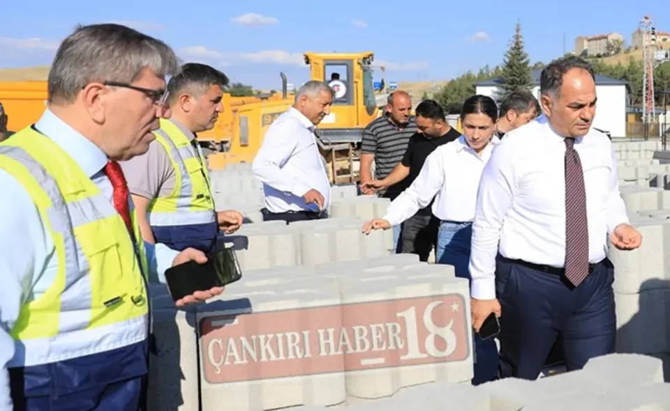Çankırı Valisi Hüseyin Çakırtaş Yatırım ve Altyapı Çalışmalarını İnceledi görseli
