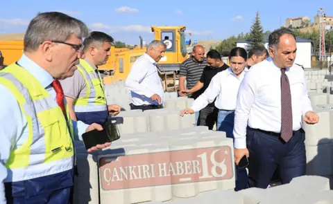 Çankırı Valisi Hüseyin Çakırtaş Yatırım ve Altyapı Çalışmalarını İnceledi