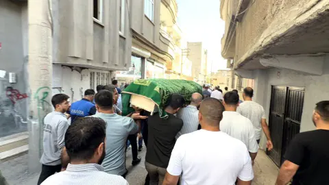 Cizre'de iş kazasında ölen belediye çalışanı Salih Manış toprağa verildi