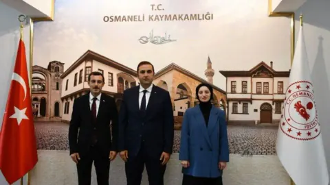 Yenipazar ve İnhisar Kaymakamlarından Osmaneli'ye Hayırlı Olsun Ziyareti