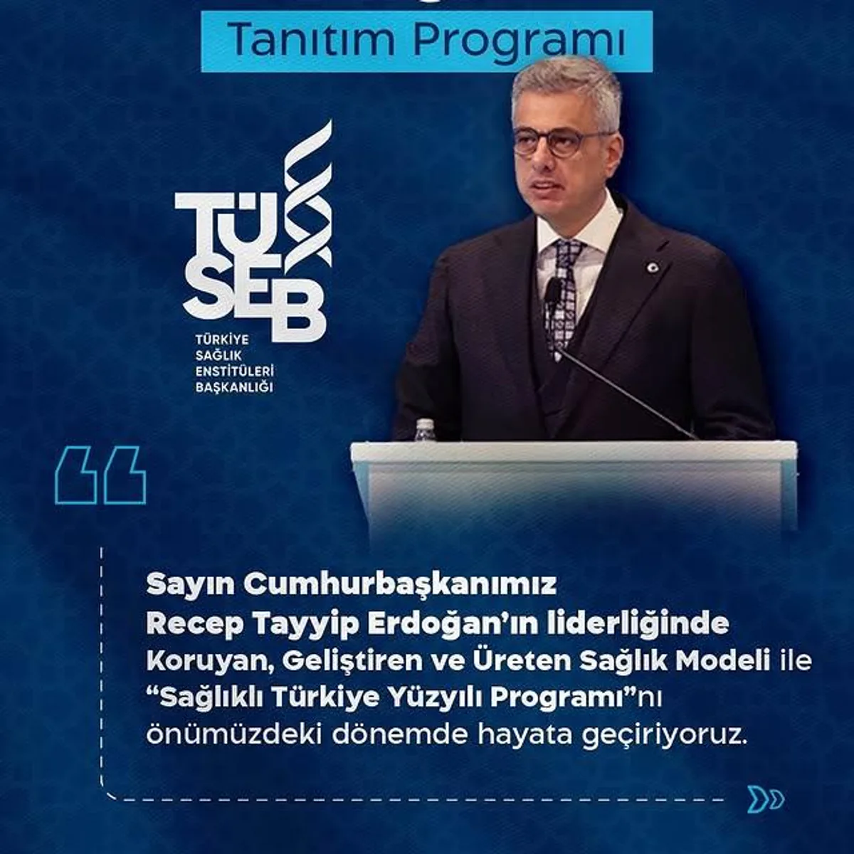 Sağlık Bakanı Prof. Dr. Kemal Memişoğlu Üreten Sağlık Modeli'ni Tanıttı Sağlık Bakanı Prof. Dr. Kemal Memişoğlu Üreten Sağlık Modeli'ni Tanıttı