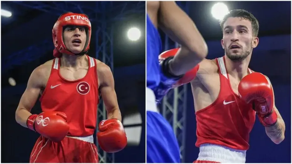 Milli boksörler Gizem Özer ve Semih Gümüş Avrupa Şampiyonası'nda bronz madalya kazandı görseli