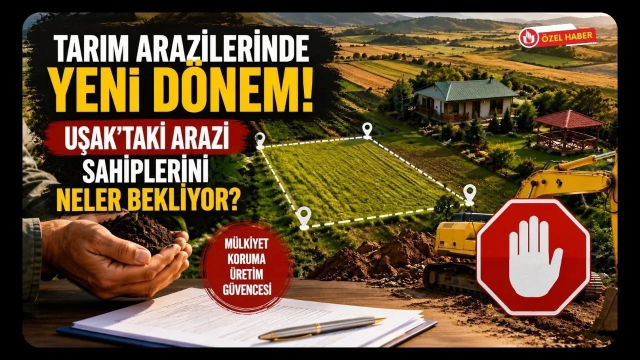 Uşak'ta Tarım Arazilerine Sıkı Denetim: Hobi Bahçesi ve Bağ Evi Planlayanlar Dikkat Uşak'ta Tarım Arazilerine Sıkı Denetim: Hobi Bahçesi ve Bağ Evi Planlayanlar Dikkat
