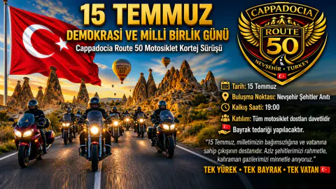Nevşehir'de 15 Temmuz Anma Programı: Milli Birlik Yürüyüşü ve Gençlik Kampı