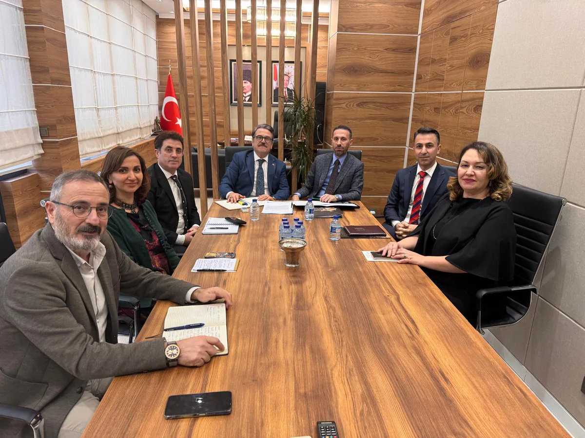 Genel Müdür Ömer Faruk Belviranlı ev sahipliğinde önemli bir toplantı gerçekleştirildi Genel Müdür Ömer Faruk Belviranlı ev sahipliğinde önemli bir toplantı gerçekleştirildi