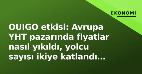 OUIGO etkisi: Avrupa YHT pazarında fiyatlar nasıl yıkıldı, yolcu sayısı ikiye katlandı mı?