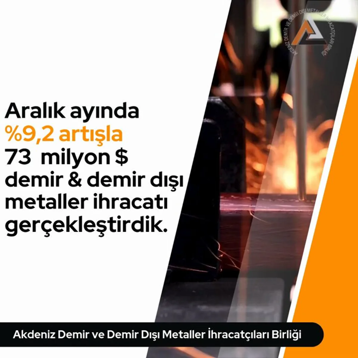 Akdeniz Demir ve Demir Dışı Metaller İhracatında %92 Artış Akdeniz Demir ve Demir Dışı Metaller İhracatında %92 Artış