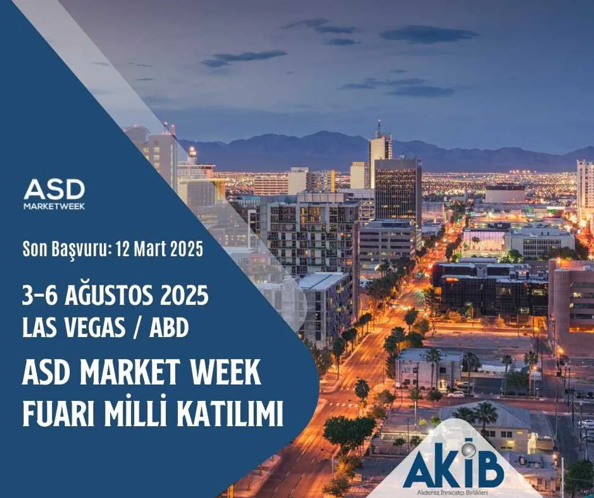AKİB, ABD'deki ASD Market Week Fuarına Türkiye'yi Temsil Edecek AKİB, ABD'deki ASD Market Week Fuarına Türkiye'yi Temsil Edecek