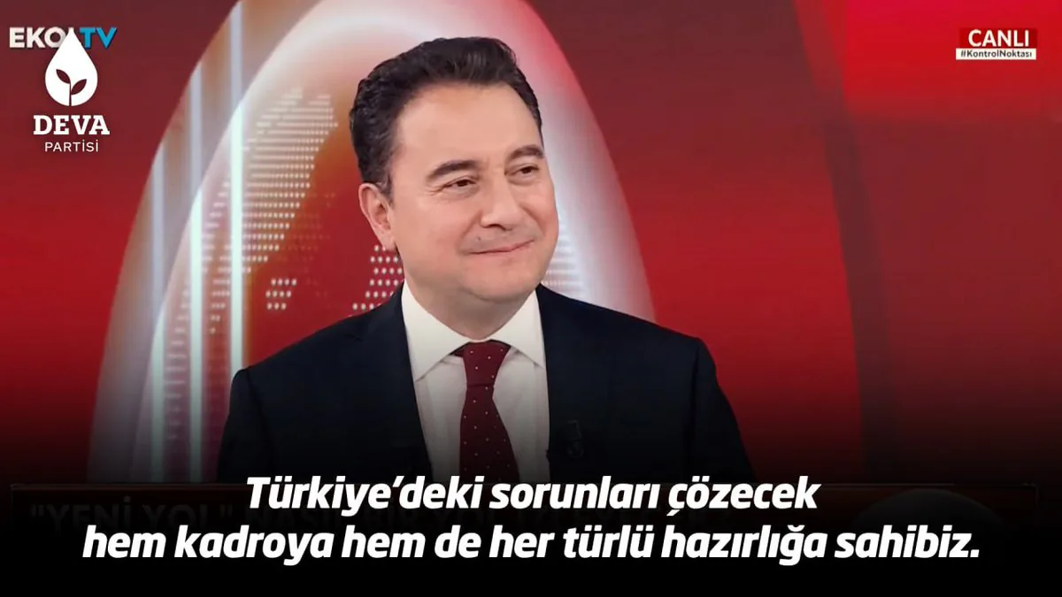 Deva Partisi: Türkiye'nin Sorunlarını Çözmek İçin Bir Arada Geliyoruz Deva Partisi: Türkiye'nin Sorunlarını Çözmek İçin Bir Arada Geliyoruz