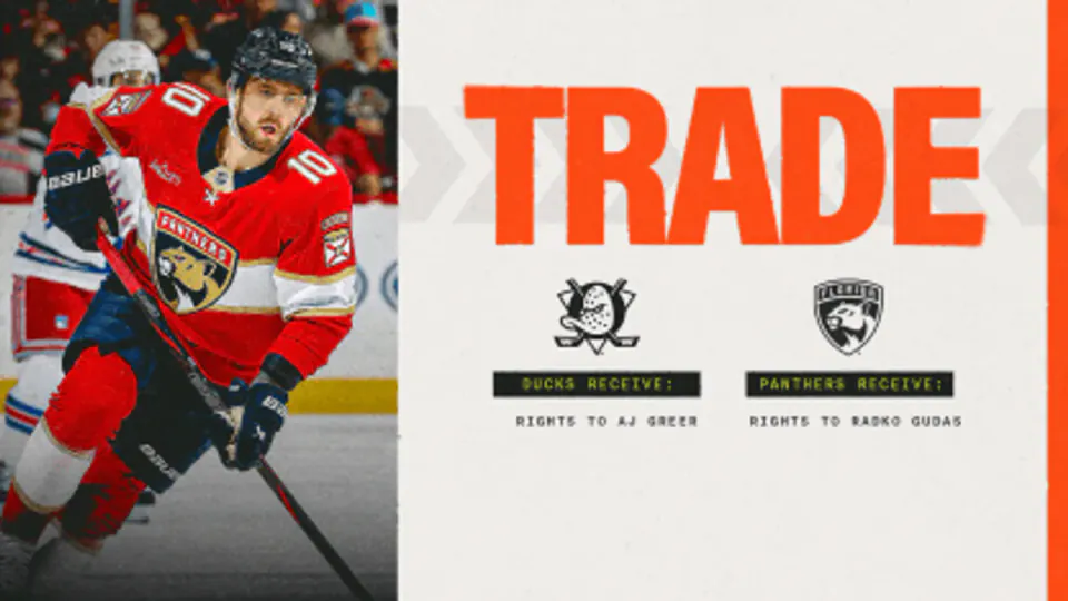 NHL'de Sürpriz Takas: Anaheim Ducks, A.J. Greer'i Kadrosuna Kattı görseli