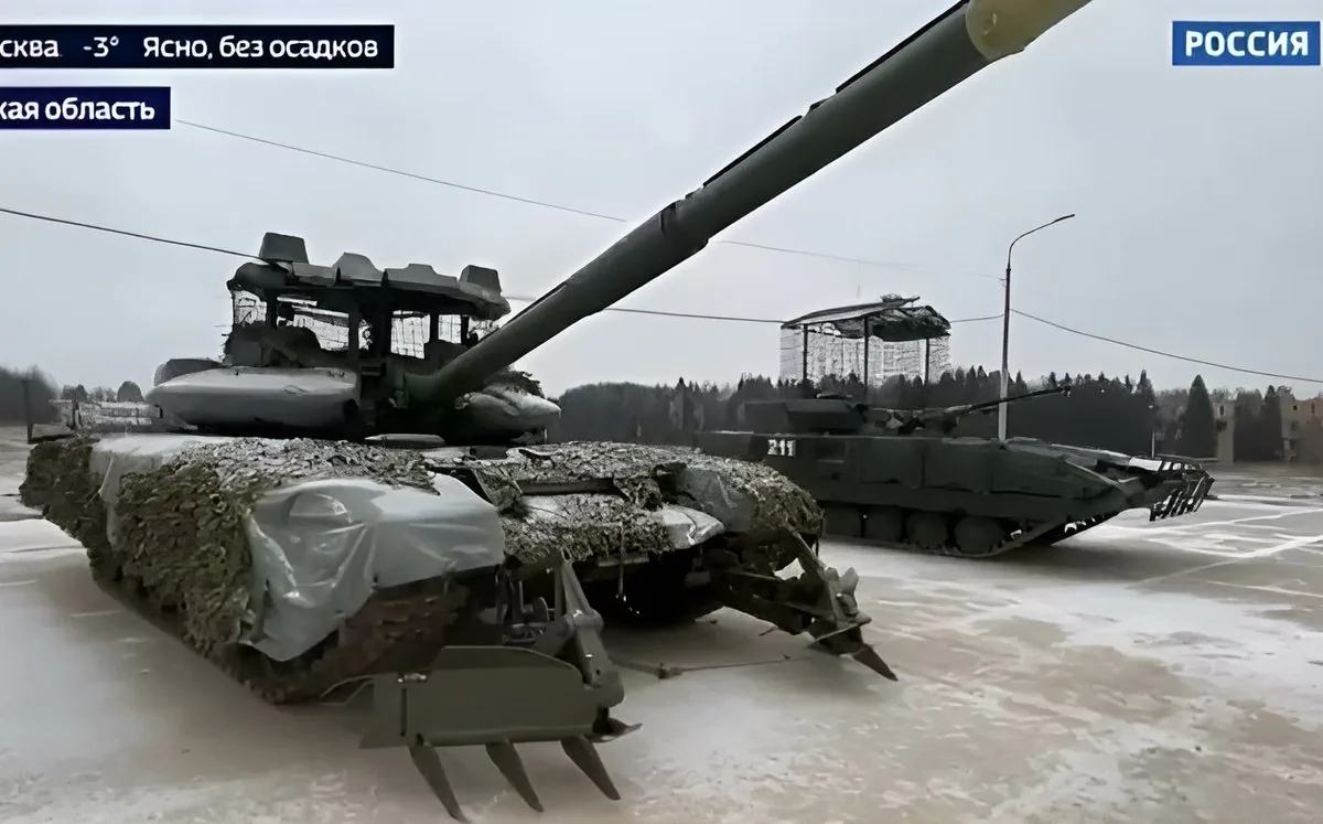 Rus Tanklarına Aktif Koruma Sistemi Rus Tanklarına Aktif Koruma Sistemi