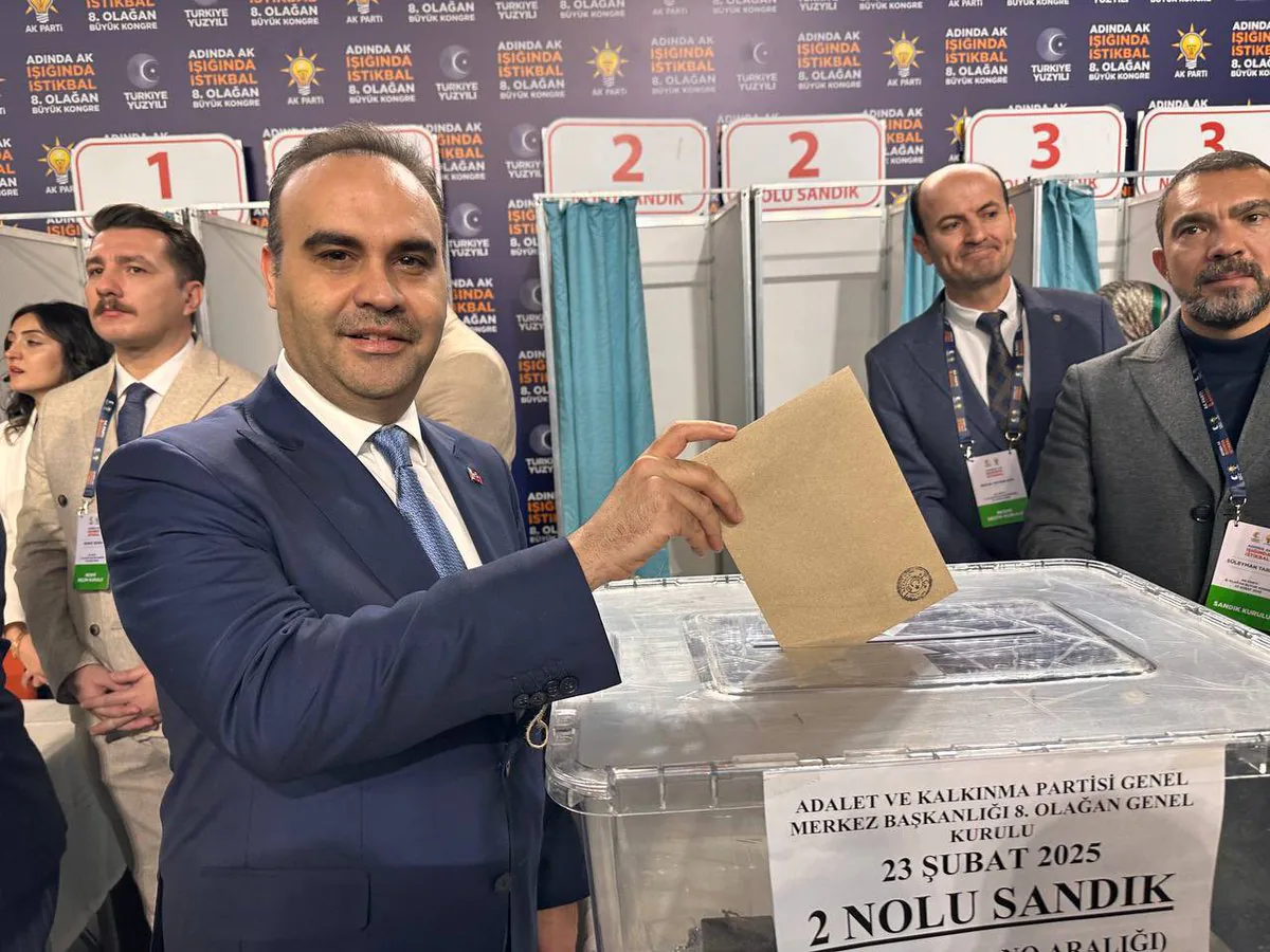 Sanayi ve Teknoloji Bakanı KACIR'dan Genel Merkez Kadrolarına Başarı Dilekleri Sanayi ve Teknoloji Bakanı KACIR'dan Genel Merkez Kadrolarına Başarı Dilekleri