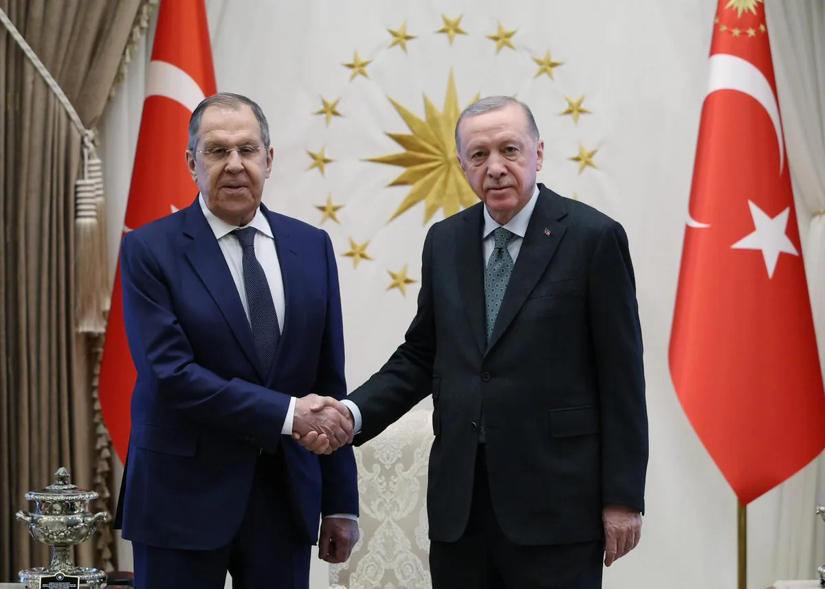 Cumhurbaşkanı Erdoğan, Rusya Dışişleri Bakanı Lavrov'u Kabul Etti Cumhurbaşkanı Erdoğan, Rusya Dışişleri Bakanı Lavrov'u Kabul Etti