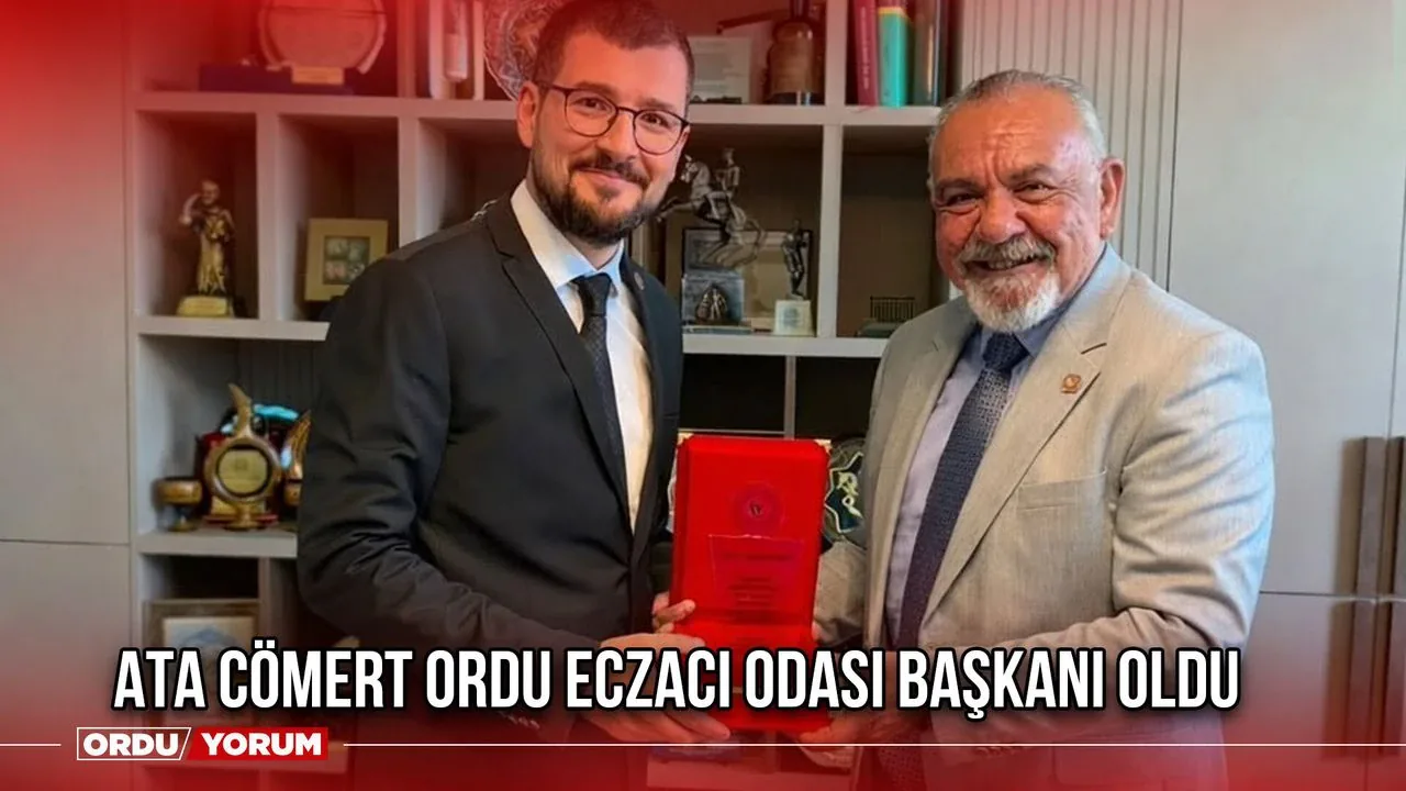 Ordu Eczacı Odası'nda Yeni Dönem: Başkan Ata Cömert Seçildi Ordu Eczacı Odası'nda Yeni Dönem: Başkan Ata Cömert Seçildi