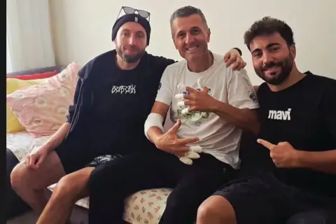 Yalova Granfondo'da kaza geçiren Raif Kaş evinde ziyaret edildi