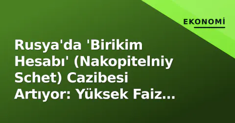 Rusya'da 'Birikim Hesabı' (Nakopitelniy Schet) Cazibesi Artıyor: Yüksek Faiz Ortamında Parayı Değerlendirme Rehberi