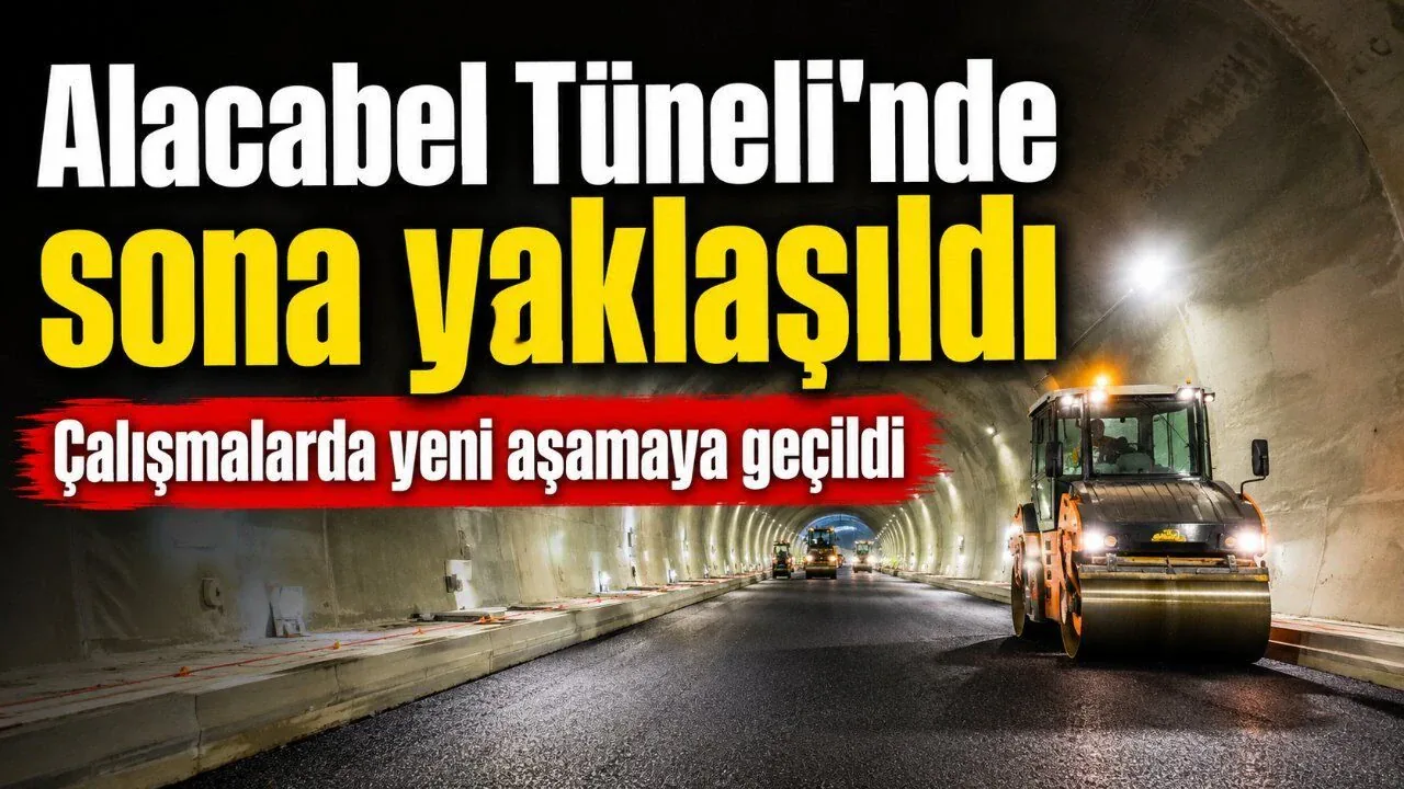 Konya-Antalya Arası Alacabel Tüneli'nde Son Düzlük: Asfalt Çalışmaları Tamamlanıyor Konya-Antalya Arası Alacabel Tüneli'nde Son Düzlük: Asfalt Çalışmaları Tamamlanıyor