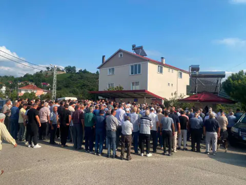 Gümüşhane'de Gölete Devrilen Pikap Sürücüsü Yusuf Korkmaz Defnedildi