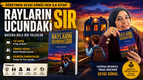 Öğretmen Sevgi Gönül'den Yeni Çocuk Romanı: Rayların Ucundaki Sır