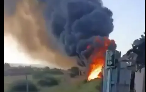Ukrayna SİHA'sından Rusya'da Yakıt Trenine Saldırı: Zaporijya'da Alevler Yükseldi