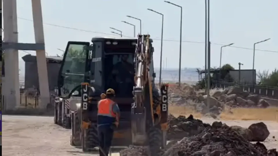 İdil'de Turgut Özal Mahallesi için doğalgaz hattı çalışmaları başladı görseli