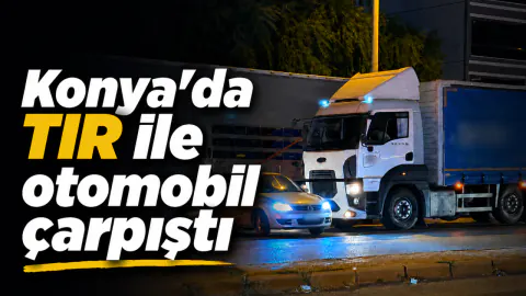 Konya Kulu'da Tır ve Otomobil Çarpıştı: Maddi Hasar Oluştu