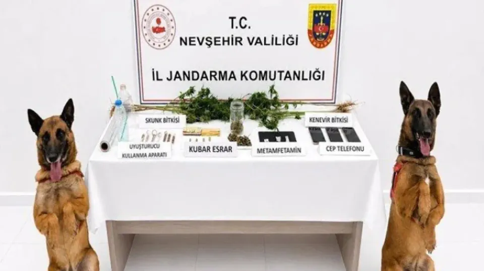 Nevşehir'de uyuşturucu operasyonu: 15 şüpheli, 2 bin gram üzeri esrar ele geçirildi görseli