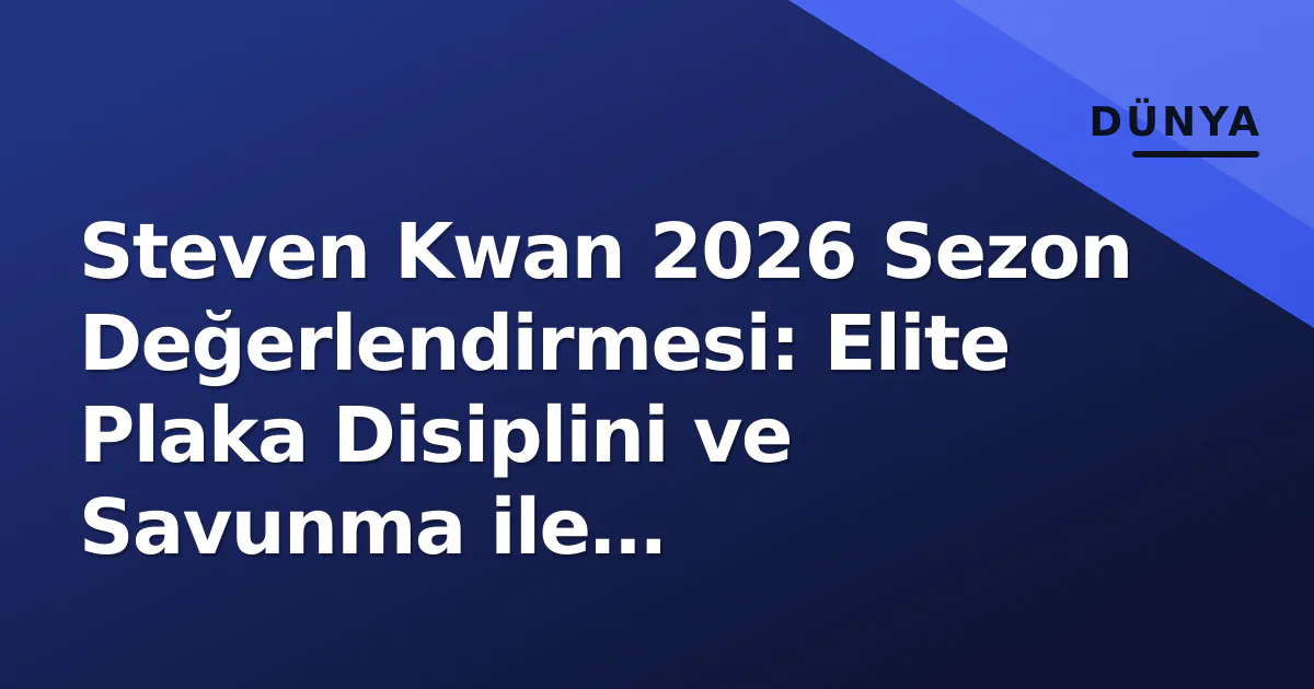 Steven Kwan 2026 Sezon Değerlendirmesi: Elite Plaka Disiplini ve Savunma ile Guardians'ın Postseason Motoru Steven Kwan 2026 Sezon Değerlendirmesi: Elite Plaka Disiplini ve Savunma ile Guardians'ın Postseason Motoru