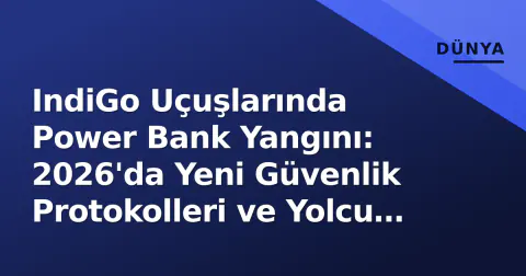 IndiGo Uçuşlarında Power Bank Yangını: 2026'da Yeni Güvenlik Protokolleri ve Yolcu Uyarıları