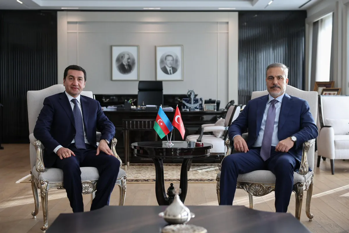 Türkiye-Azerbaycan İlişkilerinde Yeni Gelişmeler: Dışişleri Bakanımızın Azerbaycan Cumhurbaşkanının Yardımcısıyla Yaptığı Görüşme Türkiye-Azerbaycan İlişkilerinde Yeni Gelişmeler: Dışişleri Bakanımızın Azerbaycan Cumhurbaşkanının Yardımcısıyla Yaptığı Görüşme
