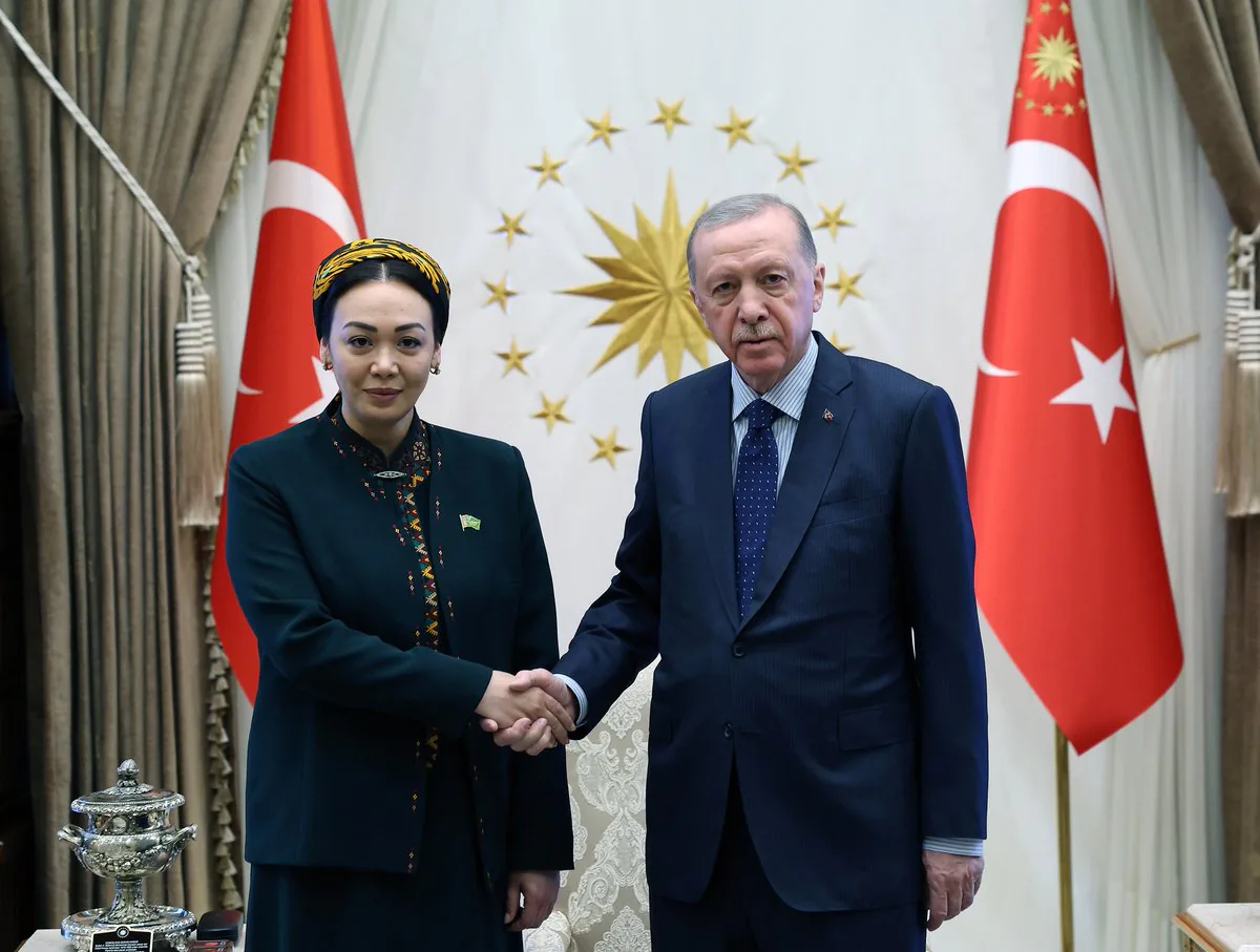 Recep Tayyip Erdoğan, Türkmenistan Meclis Başkanı Gülpamyrat Nýazow ile Görüştü Recep Tayyip Erdoğan, Türkmenistan Meclis Başkanı Gülpamyrat Nýazow ile Görüştü