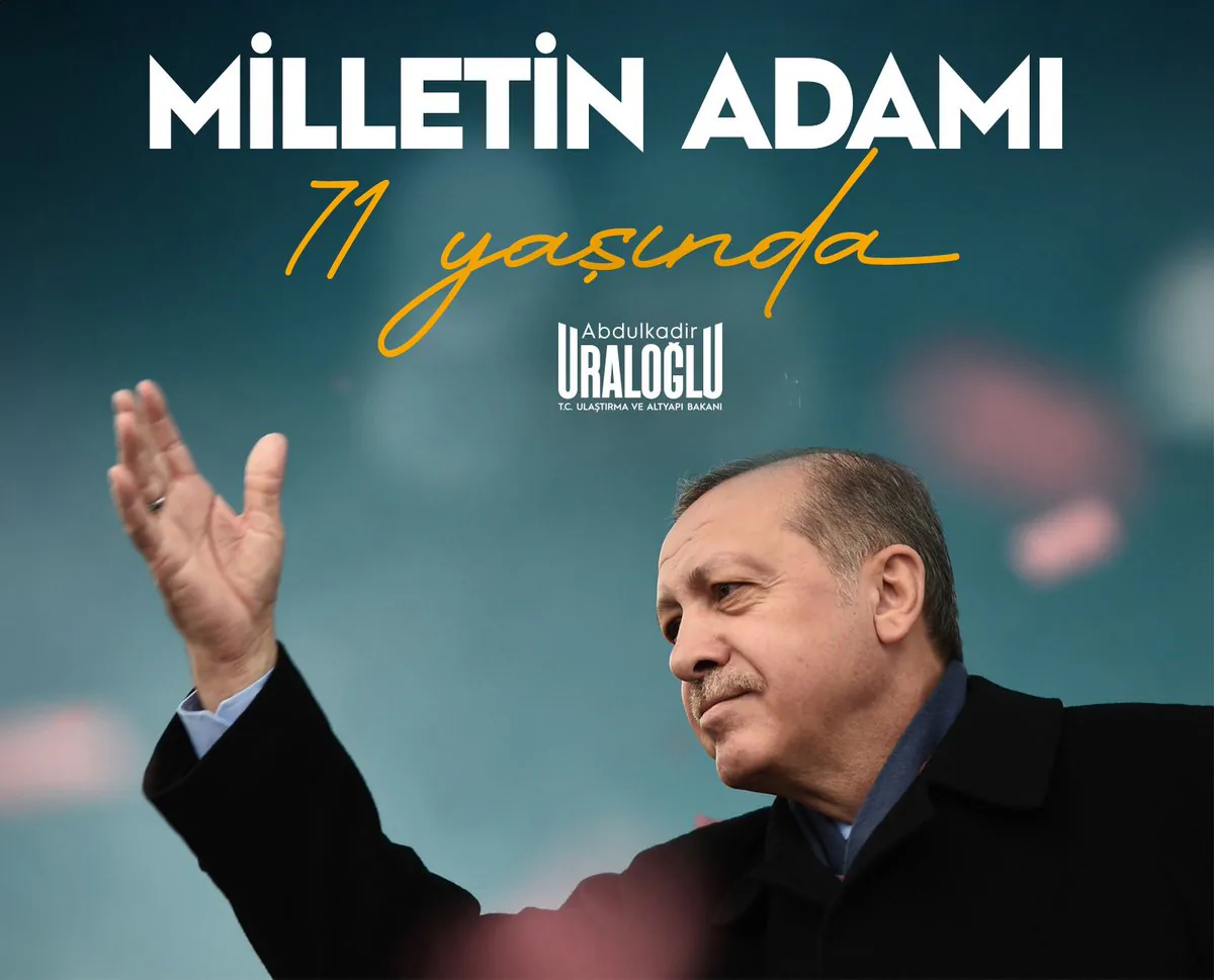 Ulaştırma ve Altyapı Bakanı Abdulkadir Uraloğlu, Cumhurbaşkanımızın Liderliğiyle Milli Gelişim Hedeflerine Odaklanıyor Ulaştırma ve Altyapı Bakanı Abdulkadir Uraloğlu, Cumhurbaşkanımızın Liderliğiyle Milli Gelişim Hedeflerine Odaklanıyor