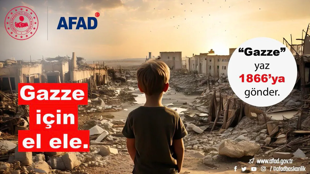 İçişleri Bakanlığı, Gazze İçin "El Ele" Yardım Kampanyasını Başlattı İçişleri Bakanlığı, Gazze İçin "El Ele" Yardım Kampanyasını Başlattı