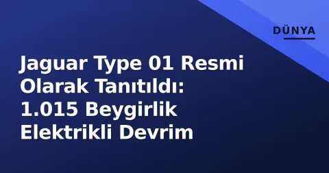 Jaguar Type 01 Resmi Olarak Tanıtıldı: 1.015 Beygirlik Elektrikli Devrim