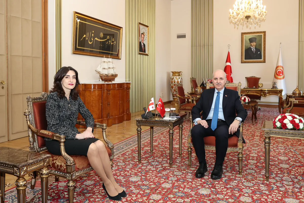 Numan Kurtulmuş, Türkiye-Gürcistan İlişkilerini Güçlendirmek Amaçlı Gürcistan Dışişleri Bakanını Kabul Etti Numan Kurtulmuş, Türkiye-Gürcistan İlişkilerini Güçlendirmek Amaçlı Gürcistan Dışişleri Bakanını Kabul Etti
