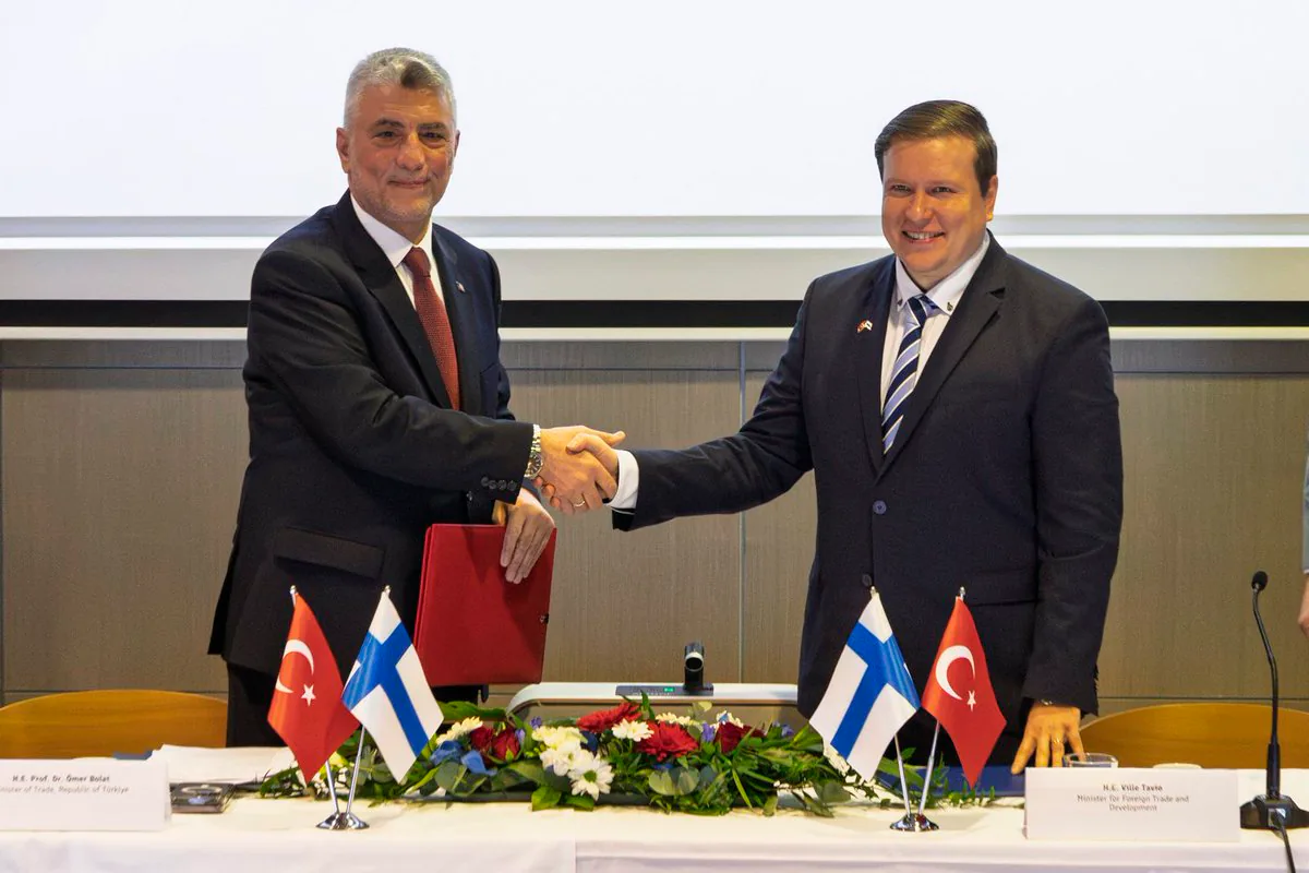Ömer Bolat ile İşaretlenmiş Türkiye'deki Fin Ticaret Potansiyeli Arandı Ömer Bolat ile İşaretlenmiş Türkiye'deki Fin Ticaret Potansiyeli Arandı