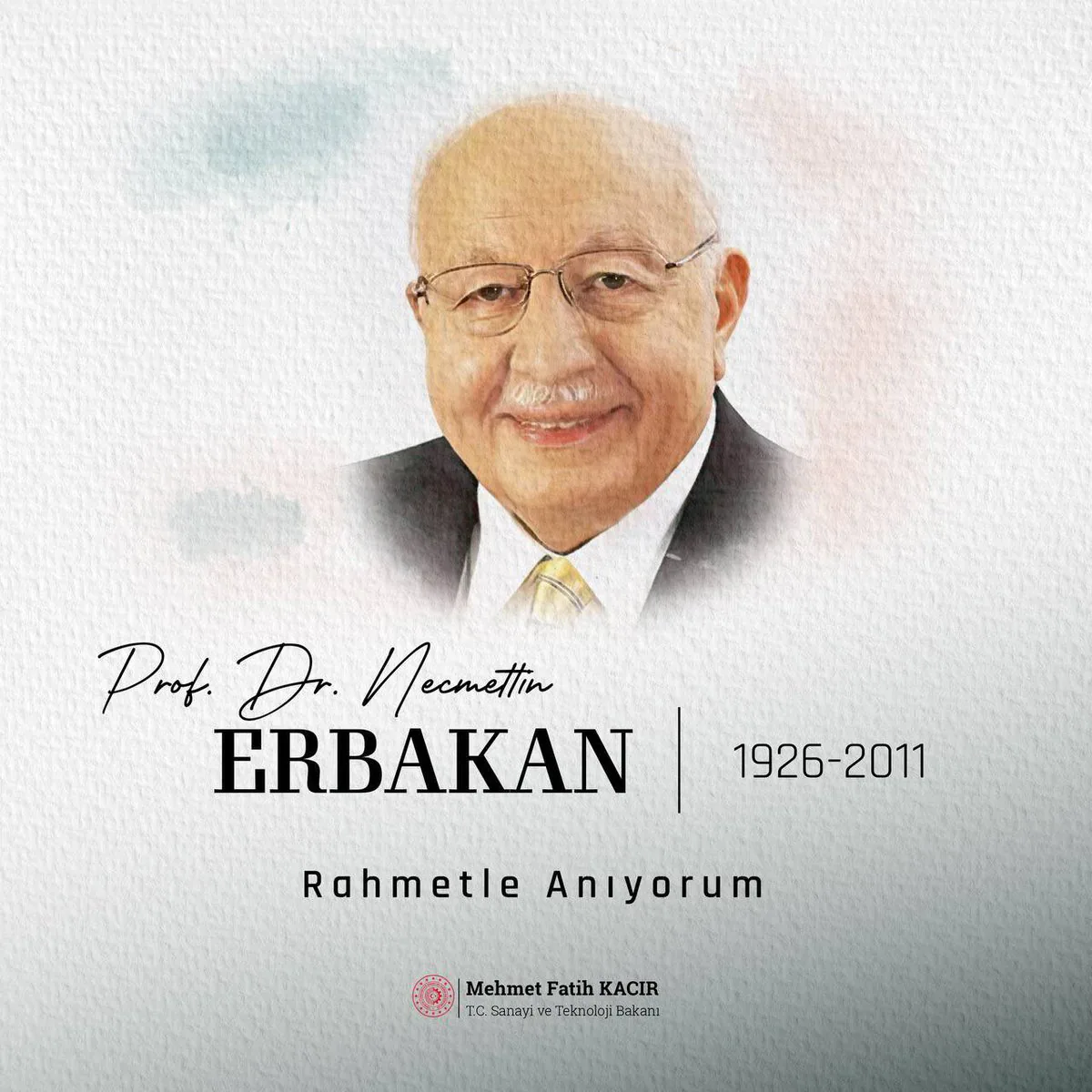 Merhum Başbakan Prof. Dr. Necmettin Erbakan'ın Yaşamı Türkiye'nin Kalkınmasına Adanmıştır Merhum Başbakan Prof. Dr. Necmettin Erbakan'ın Yaşamı Türkiye'nin Kalkınmasına Adanmıştır
