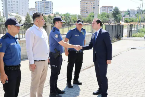 Kurtalan Kaymakamı Salih Başara'dan Güvenlik Birimlerine Kritik Ziyaret