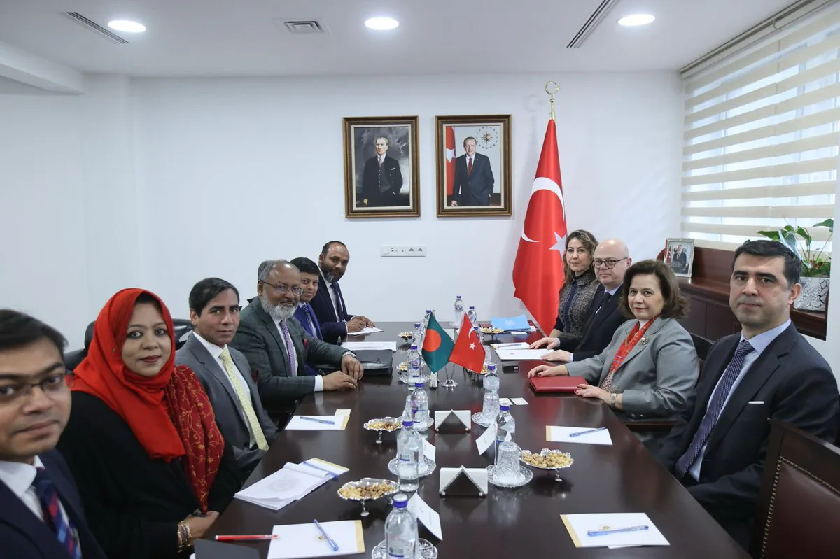Bakan Yardımcısı Ekinci, Bangladeş Müsteşar Yardımcısı Nazrul İslam'ı Karşıladı Bakan Yardımcısı Ekinci, Bangladeş Müsteşar Yardımcısı Nazrul İslam'ı Karşıladı