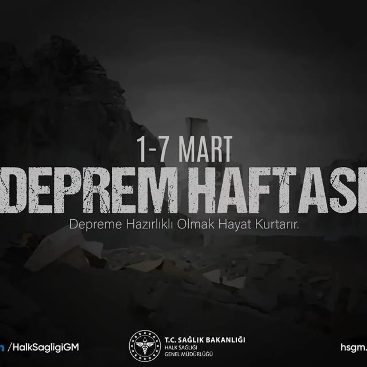 17 Mart Deprem Haftası: Depreme hazırlıklı olmak hayat kurtarır 17 Mart Deprem Haftası: Depreme hazırlıklı olmak hayat kurtarır