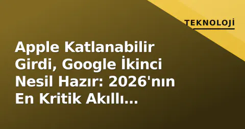 Apple Katlanabilir Girdi, Google İkinci Nesil Hazır: 2026'nın En Kritik Akıllı Telefon Savaşı